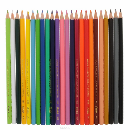 Pentel Цветные карандаши "Colour Pencils", 24 цвета CB8-24