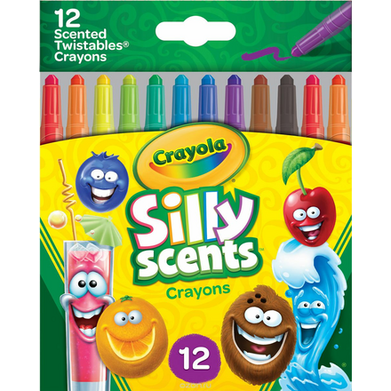 Crayola Ароматизированные мини-восковые мелки 12 штук 52-9712