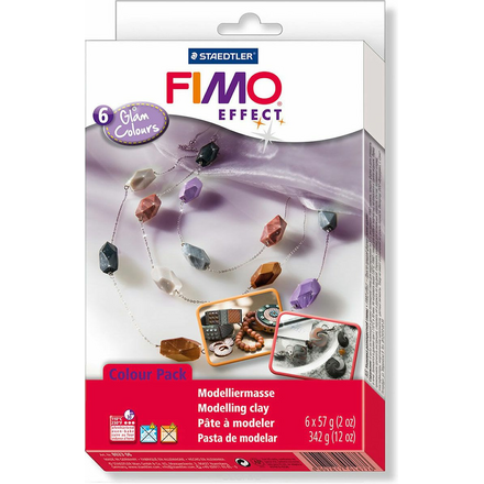 Fimo Effect Набор полимерной глины Гламурные цвета 8023 06