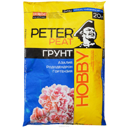 Грунт для растений Peter Peat "Азалия. Рододендрон. Гортензия", 20 л Х-10-20