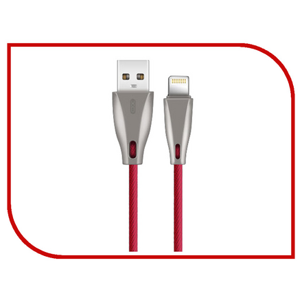 Аксессуар XO USB - Lightning 8-pin 1.0m Red NB25 XO-NB25