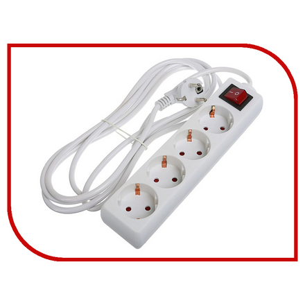 Удлинитель Luazon 4 Sockets 3m 2791285