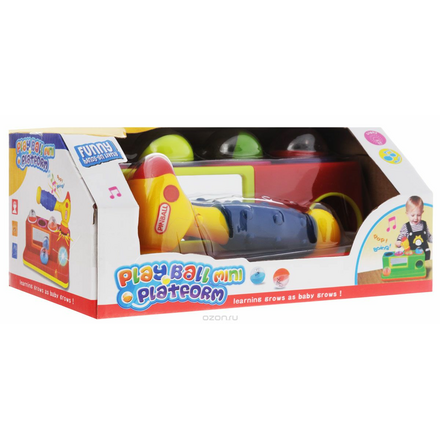 Junfa Toys Игрушка-сортер с молотком цвет красный 599_красный