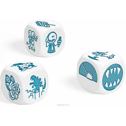 Rory's Story Cubes Кубики Историй Буйства 3 шт RSC24