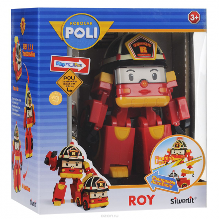 Robocar Poli Игрушка-трансформер Рой с аксессуарами