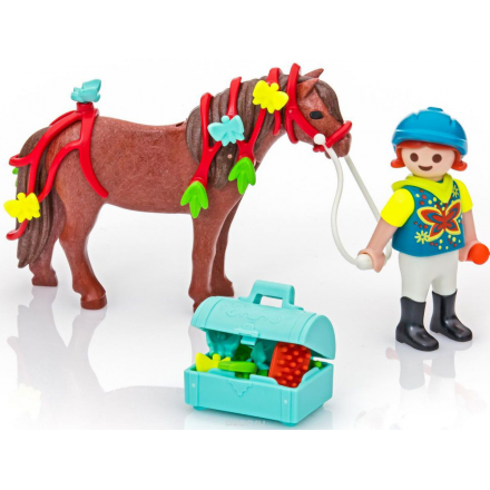 Playmobil Игровой набор Конюх с Пони Бабочка 6971pm