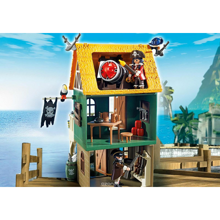 Playmobil Игровой набор Замаскированный пиратский форт с Руби