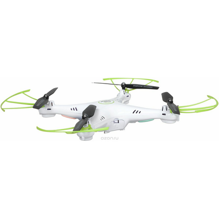 Syma Квадрокоптер на радиоуправлении X5HW цвет белый зеленый X5HW white-green