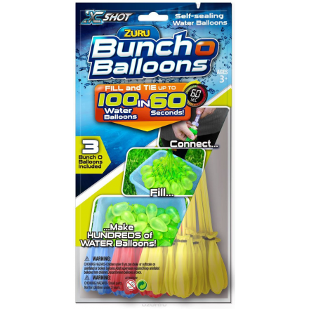 Zuru Водяное оружие Bunch O Balloons цвет красный синий желтый