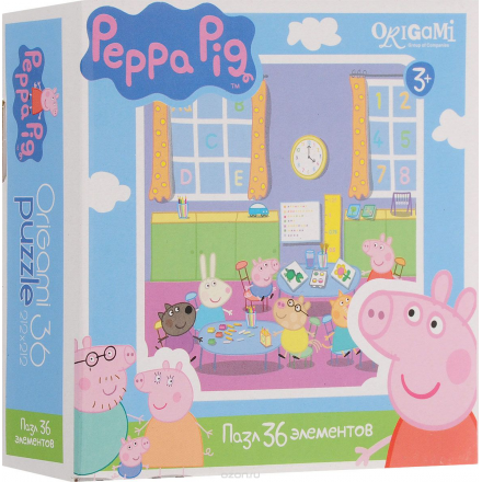 Оригами Пазл для малышей Peppa Pig 01552