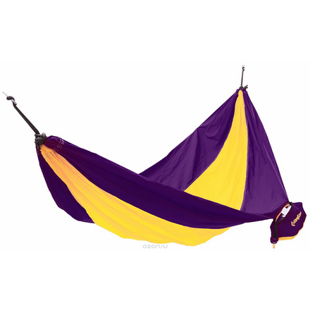 Гамак KingCamp "Parachute Hammock", цвет: фиолетовый, желтый, 270 х 80 см УТ-00006955