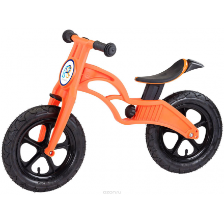 Pop Bike Беговел детский Flash с надувными колесами цвет оранжевый SM-300-2-ORANGE