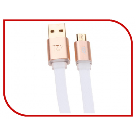 Аксессуар BYZ TZY TL-307 USB - MicroUSB White