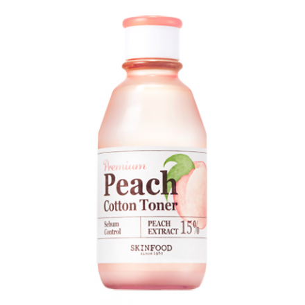 Тоник SkinFood Premium Peach Cotton Toner (Объем 175 мл)