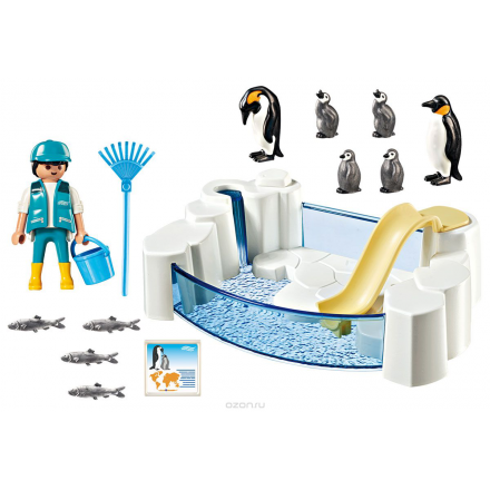 Playmobil Игровой набор Аквариум Приложение Пингвин 9062pm