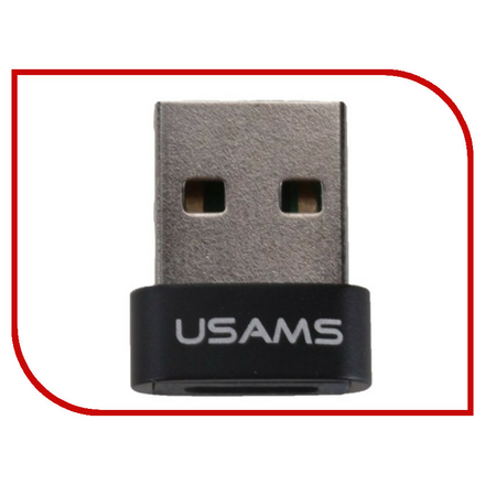 Аксессуар USAMS US-SJ173 USB 2.0 - Type-C 2.0 Black