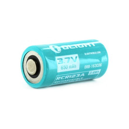 Аккумулятор olight li-ion orb-163c06 16340 (3.7 в, 650 mah) mv-927109