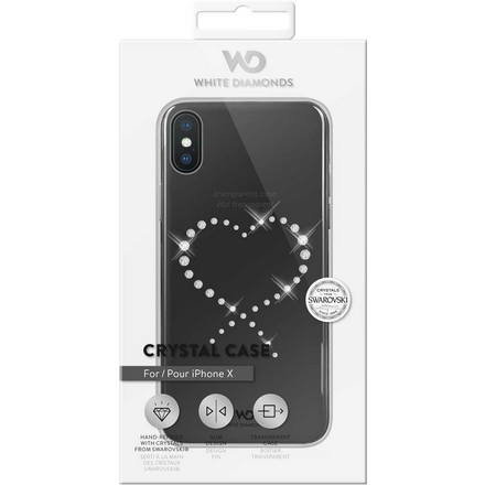 Клип-кейс White Diamonds Apple iPhone X прозрачный