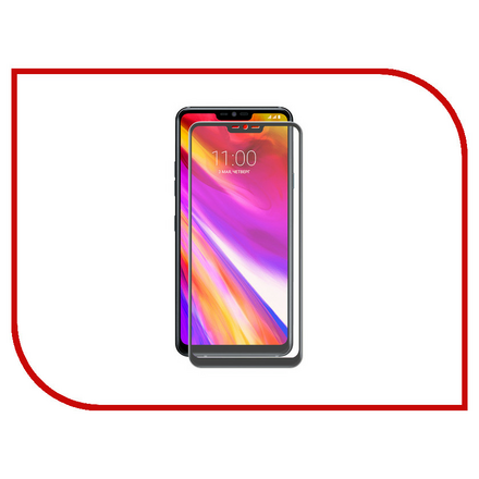 Аксессуар Защитное стекло для LG G7 ZibelinoTG Full Screen Black ZTG-FS-LG-G7-BLK