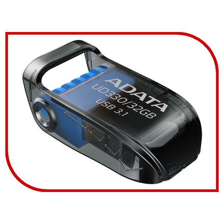 USB Flash Drive 32Gb - A-Data UD330 USB 3.1 Black AUD330-32G-RBK