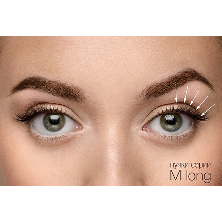 Накладные ресницы Romanovamakeup Пучки M Long Mini