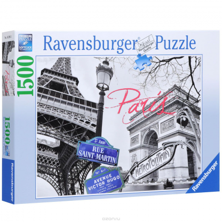 Ravensburger Мой Париж. Пазл, 1500 элементов 16296