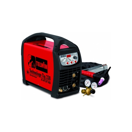 Сварочный аппарат telwin technology tig 230 dc-hf/lift vrd 230v + tig acc 852055