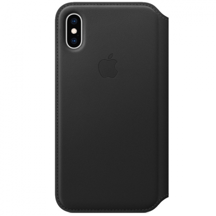 Чехол для iPhone Apple iPhone XS Leather Folio Black