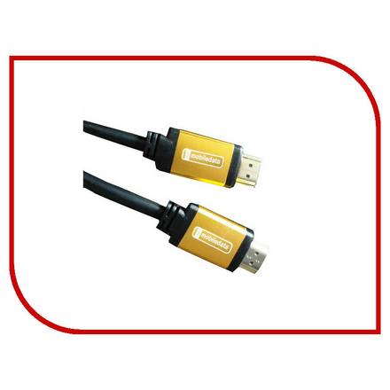 Аксессуар Mobiledata HDMI 4K v.2.0 1.0m Metal Gold HDMI-2.0-GY-1.0