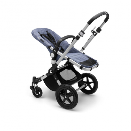 Bugaboo коляска 2 в 1 cameleon3 plus base alu/ blue melange