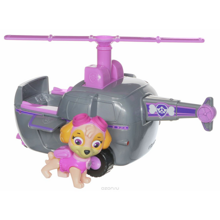 Paw Patrol Игровой набор Вертолет спасателей и щенок Скай 16601 Skye's