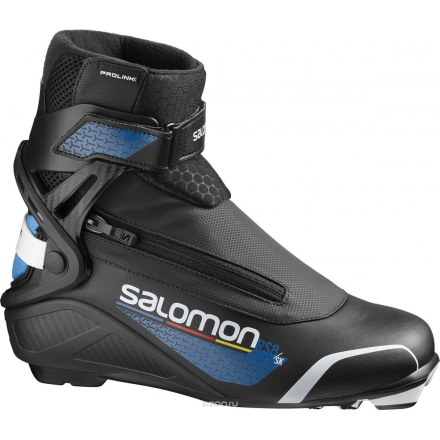 Ботинки лыжные мужские Salomon RS8 Prolink, цвет: черный. Размер 9,5 (42,5) L40554700095