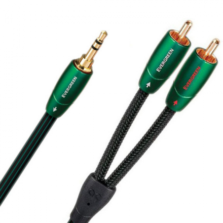 Кабель miniJack-2RCA AudioQuest Evergreen 3 m