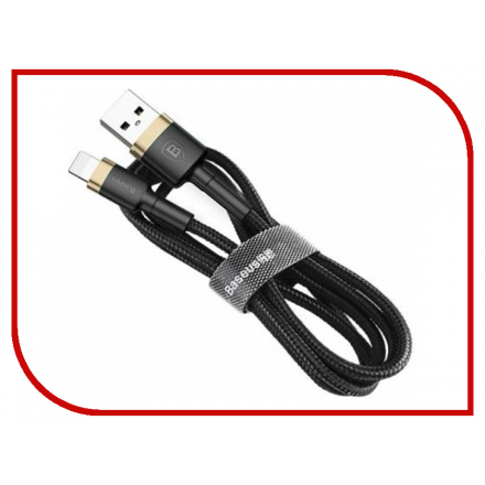 Аксессуар Baseus APPLE 8-pin Cafule 1.5A 2m Gold-Black CALKLF-CV1