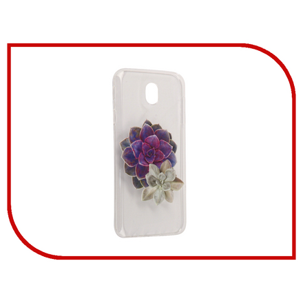 Аксессуар Чехол Samsung Galaxy J7 2017 With Love. Moscow Silicone Flower 2 5219