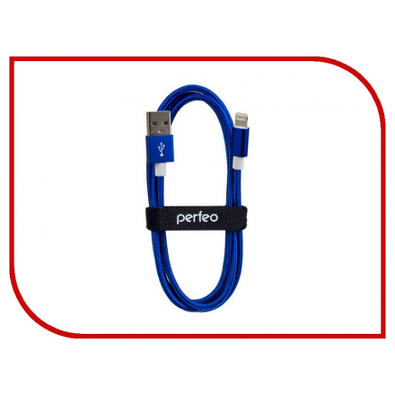 Аксессуар Perfeo USB - Lightning 1m Blue I4311