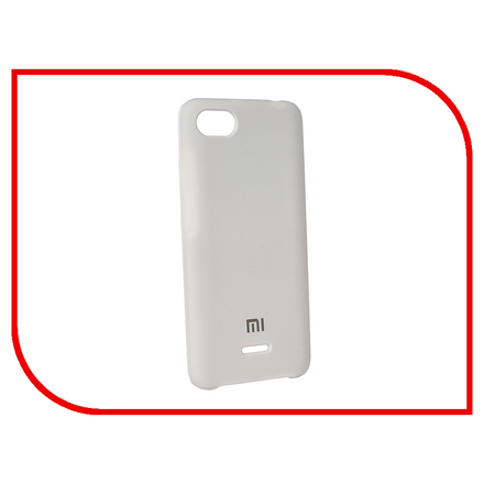 Аксессуар Чехол для Xiaomi Redmi 6A Innovation Silicone White 12576