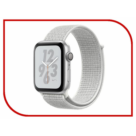 Умные часы APPLE Watch Nike+ Series 4 40mm Silver Aluminium Case with Summit White Nike Sport Loop MU7F2RU/A APPLE Watch Nike+ Series 4