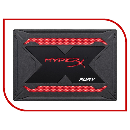 Жесткий диск 960Gb -Kingston HyperX Fury RGB SHFR200B/960G