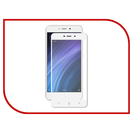 Аксессуар Защитное стекло для Xiaomi Redmi 4A Krutoff Full Screen White 02562