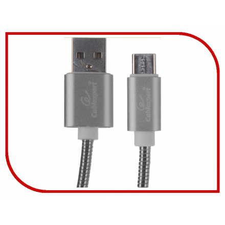 Аксессуар Gembird Cablexpert USB AM/Type-C 1m Titan CC-G-USBC02Gy-1M