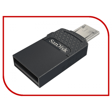 USB Flash Drive 64GB - SanDisk Dual Drive USB 2.0 SDDD1-064G-G35