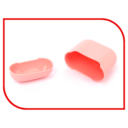 Аксессуар Чехол Gurdini Ultra Slim Silicone для Airpods Pink Sand 907781