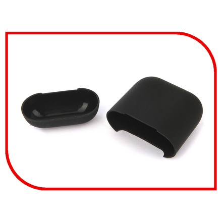 Аксессуар Чехол Gurdini Ultra Slim Silicone для Airpods Black 907782