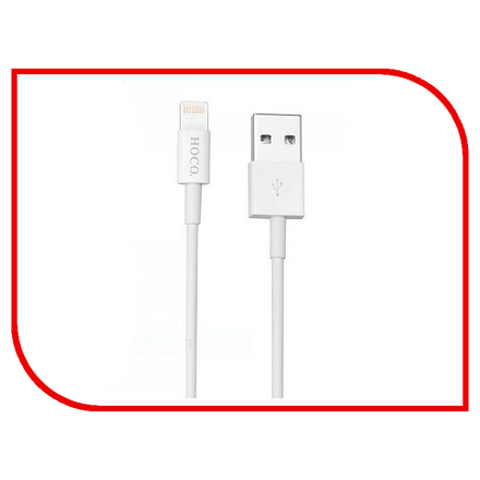 Аксессуар HOCO UPL02i USB - Lightning White