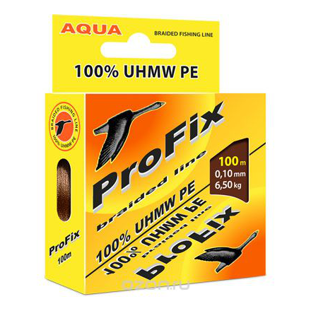 Плетеный шнур "ProFix Brown", толщина 0,14 мм, длина 100 м