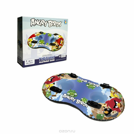 Тюбинг 1toy "Angry Birds", для двоих, 145 см х 84 см