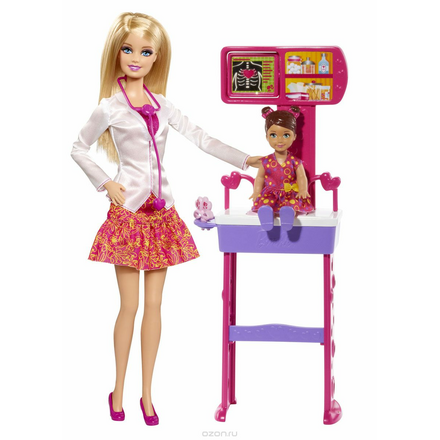 Barbie Игровой набор Педиатр