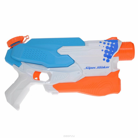 Nerf Водный бластер "Super Soaker. Водяной Шторм", цвет: голубой, белый