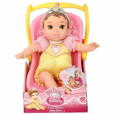 Кукла-пупс Disney Princess "Travel with Me. Baby Belle", 26 см + ПОДАРОК